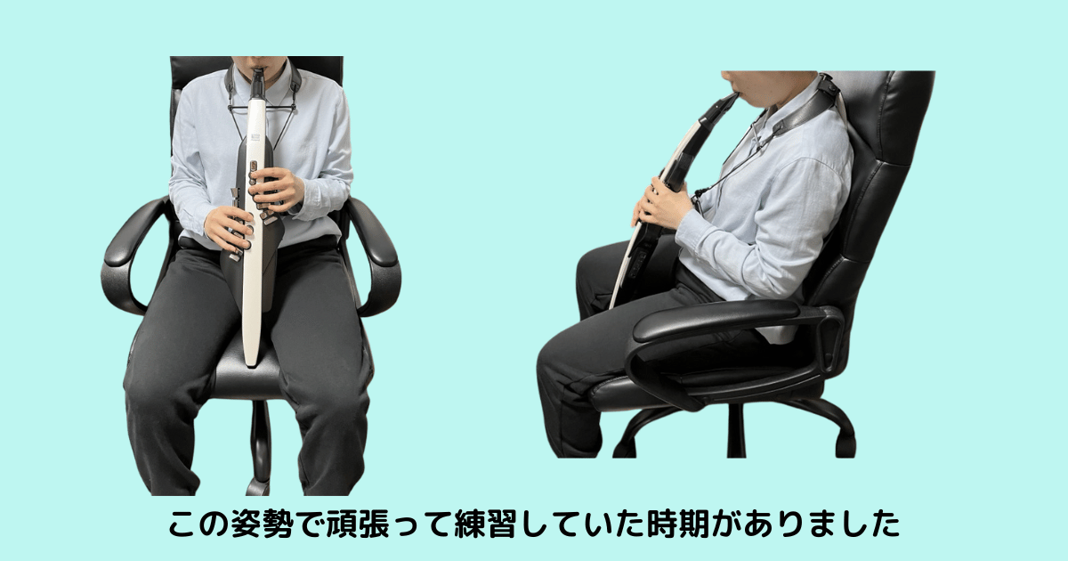 過去の演奏姿勢